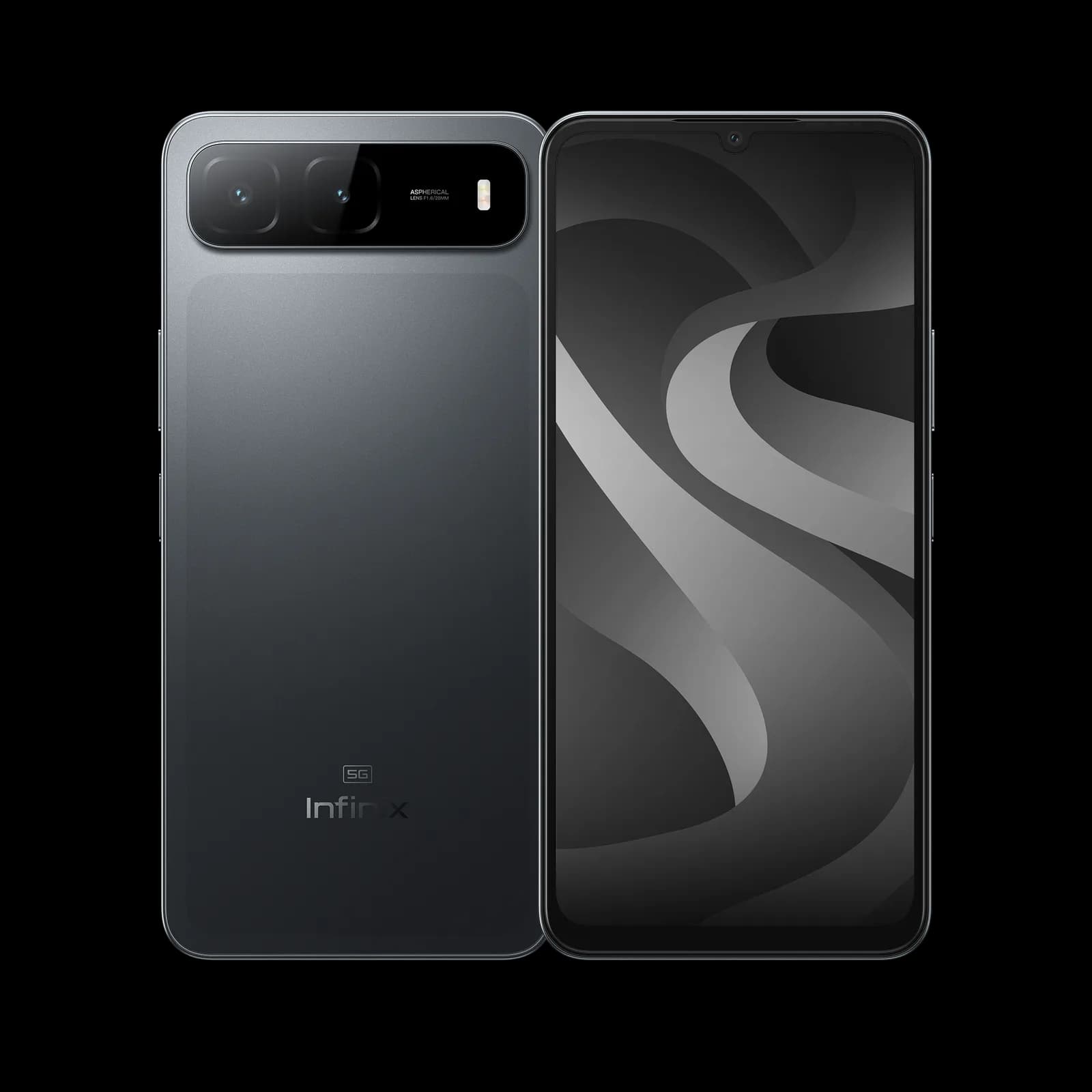 Infinix Hot 60i 5G - 6.75" 120Hz Smooth Display - 128GB Storage, 4GB RAM + 4GB Extended - 6000mAh Battery - 50MP Camera - IP64 | Sleek Black