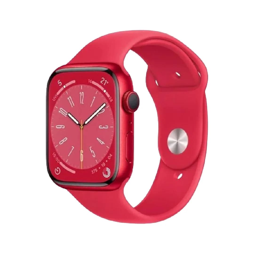 Apple Watch Series 8 GPS + Cellular 41mm RED Aluminium Case with RED Sport Band - Regular
