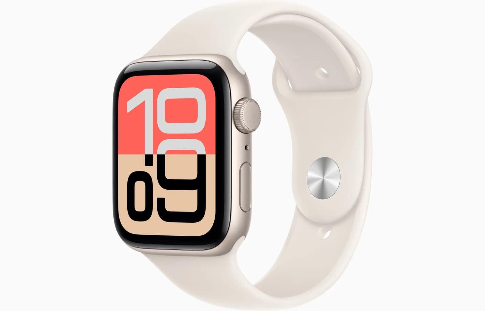 Apple Watch SE 3 - GPS - 44mm - Starlight Aluminium Case with Starlight Sport Band - M/L