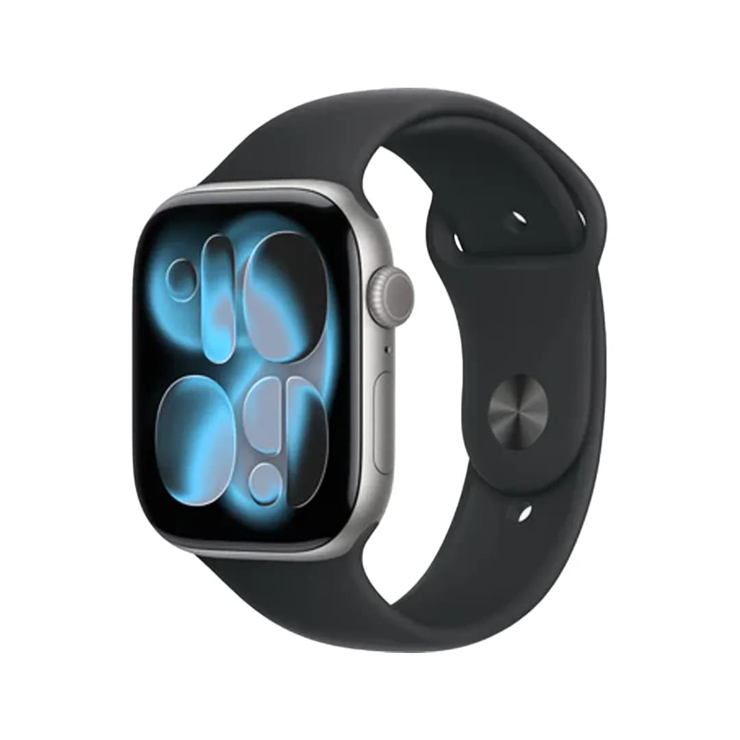 Apple Watch Series 11 - GPS - 46mm - Space Grey Aluminium Case with Black Sport Band - M/L