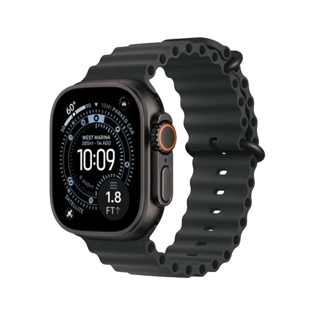Apple Watch Ultra 3 (2025) GPS + Cellular, 49mm  - Black Titanium Case - Black Ocean Band