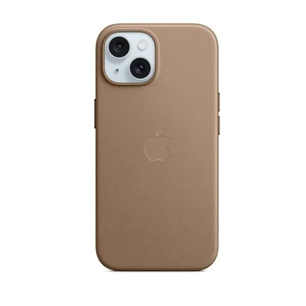 Apple iPhone 15 Plus FineWoven Case With Magsafe | Taupe