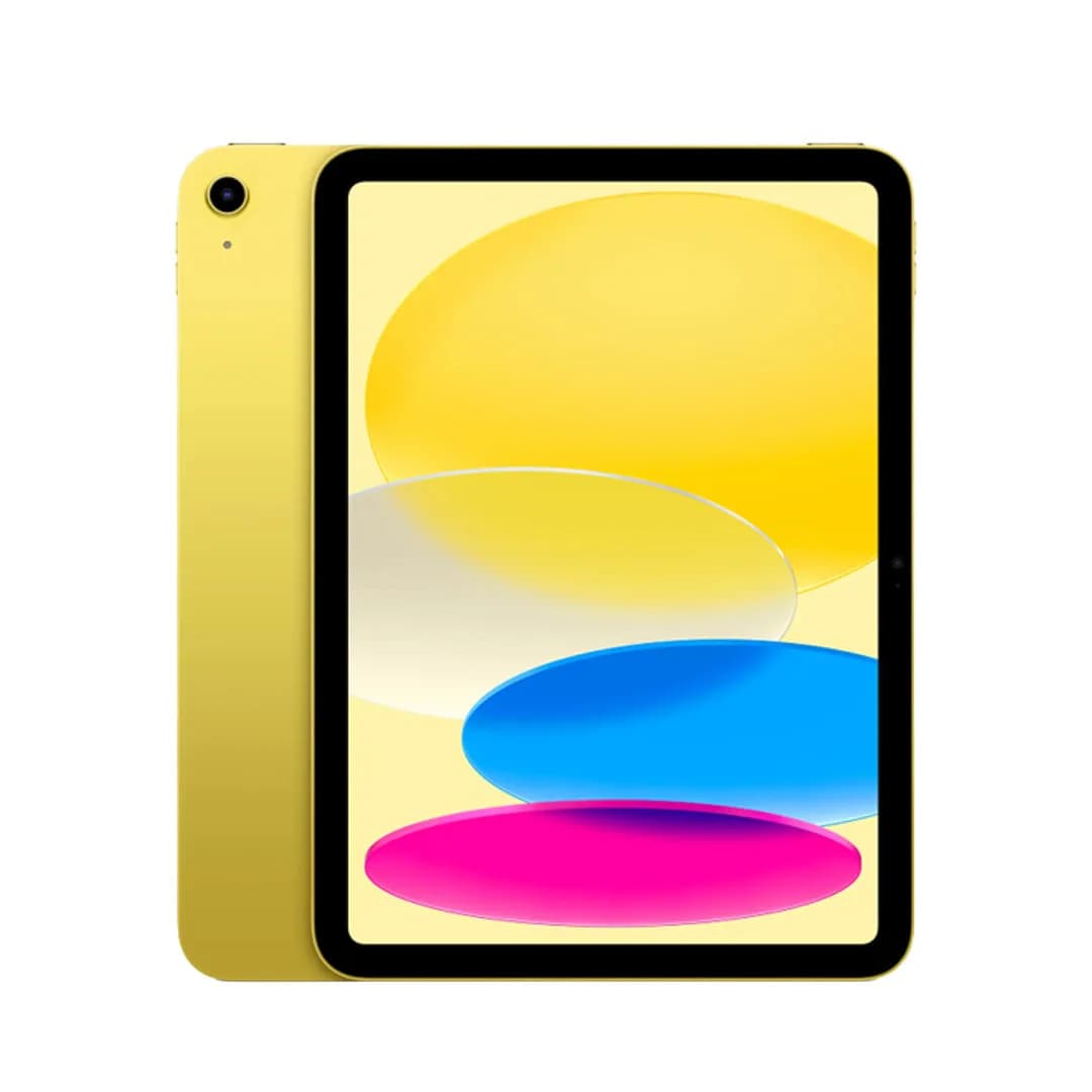 جهاز iPad الجيل الحادي عشر – شريحة A16، سعة 256 جيجابايت، واي فاي، شاشة 11 بوصة | أصفر