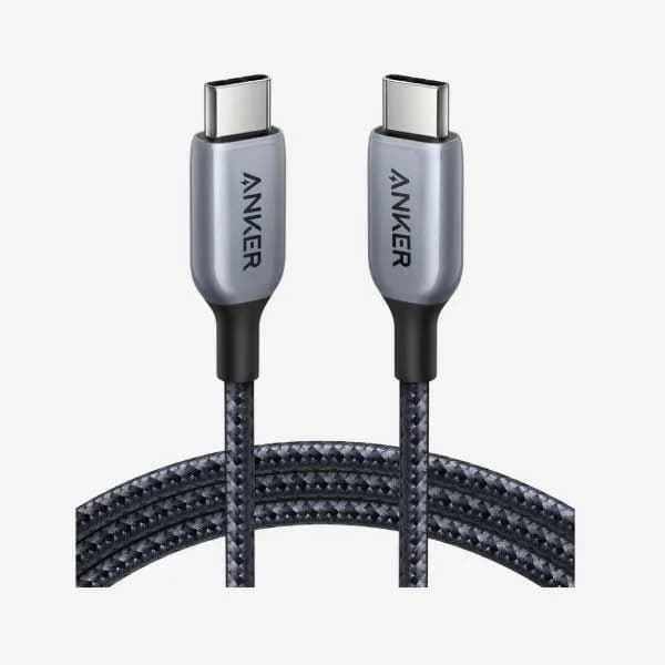 كيبل أنكر 765 من نوع USB-C إلي USB-C بقوة 140 واط 6 قدم 480 ميجابت في الثانية
