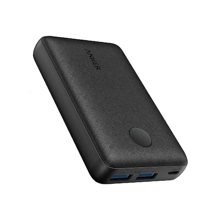 بطارية شحن Power Core Select من أنكر  سعة 10000 مللي أمبير شحن سريع بمنفذي USB-A مزدوجين بقدرة 12 واط | أسود