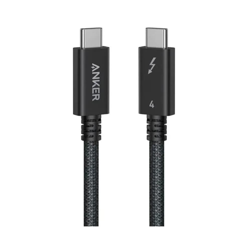 كيبل ANKER Prime Thunderbolt 4 من USB-C إلى USB-C (طول 1 متر / 3.3 قدم – 240 واط – 40Gbps) | أسود