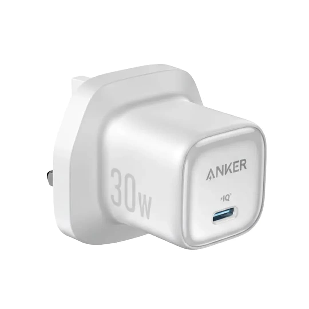 Anker Zolo 30W Compact USB C GaN Charger | White