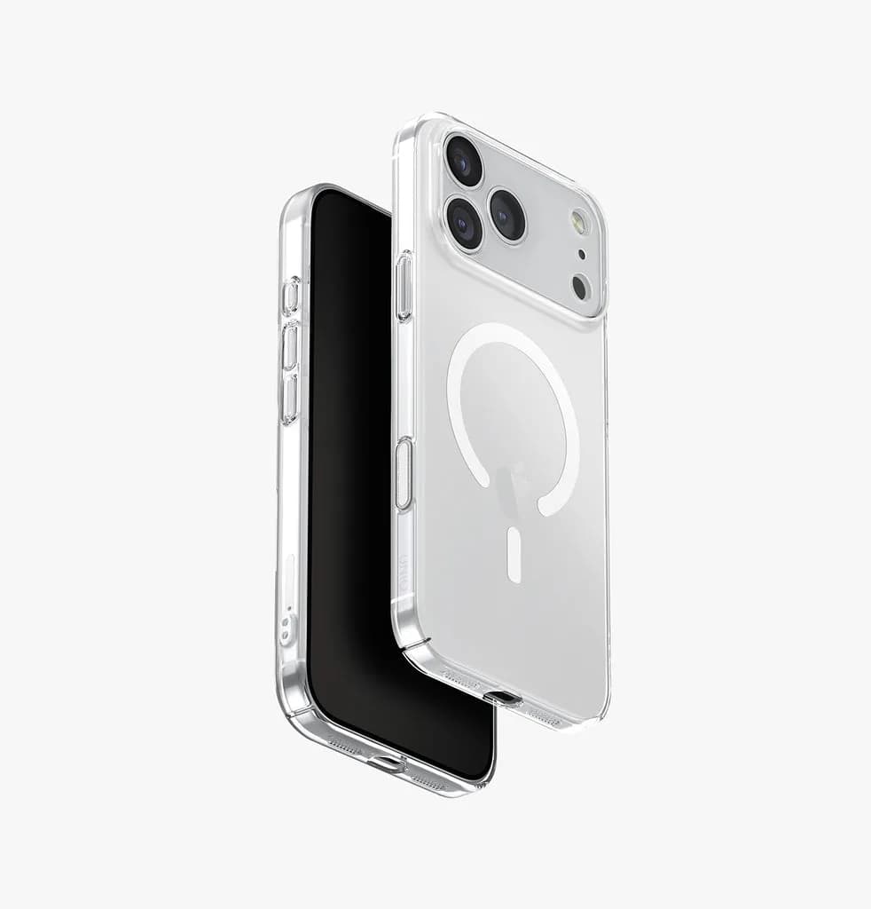 كڤر حماية Uniq Hybrid AirSuit MagSafe لهاتف iPhone 17 Pro | شفاف