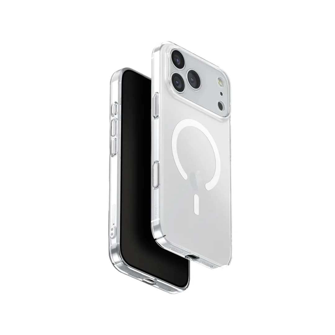 كڤر حماية Uniq Hybrid AirSuit MagSafe لهاتف iPhone 17 Pro Max | شفاف