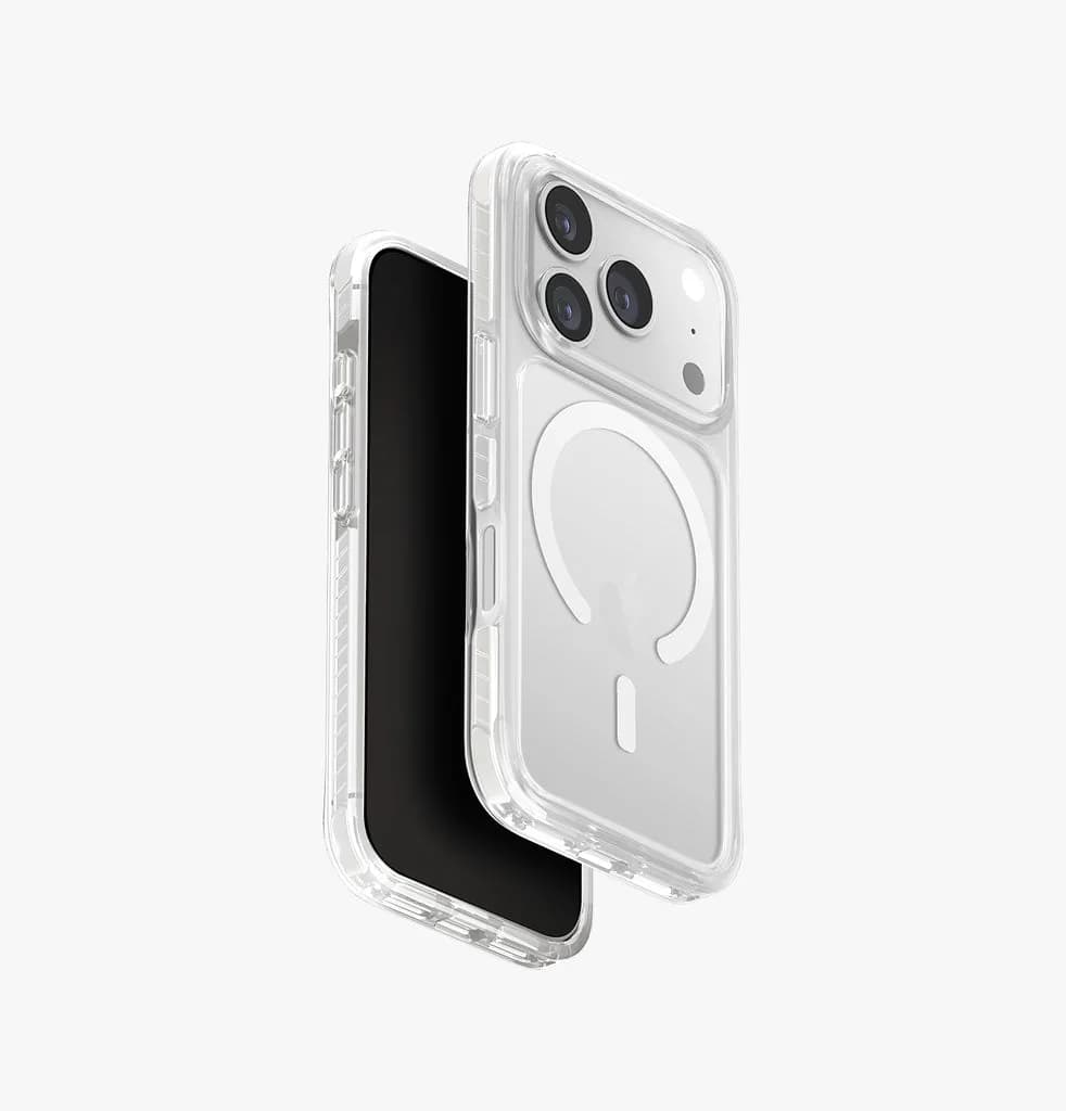 Uniq Hybrid Combat MagSafe Case for iPhone 17 Pro | Blanc White