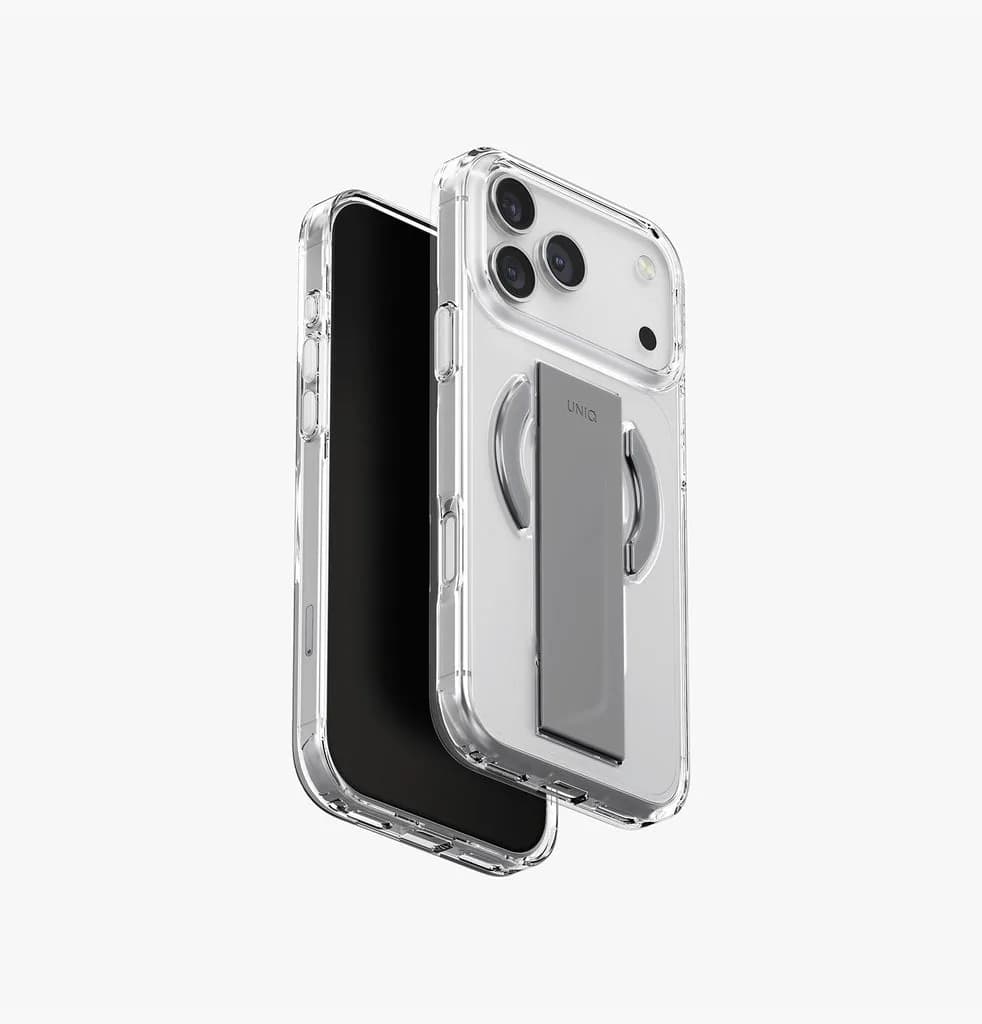Uniq Hybrid Heldro Air MagSafe Case for iPhone 17 Pro | Lucent Clear