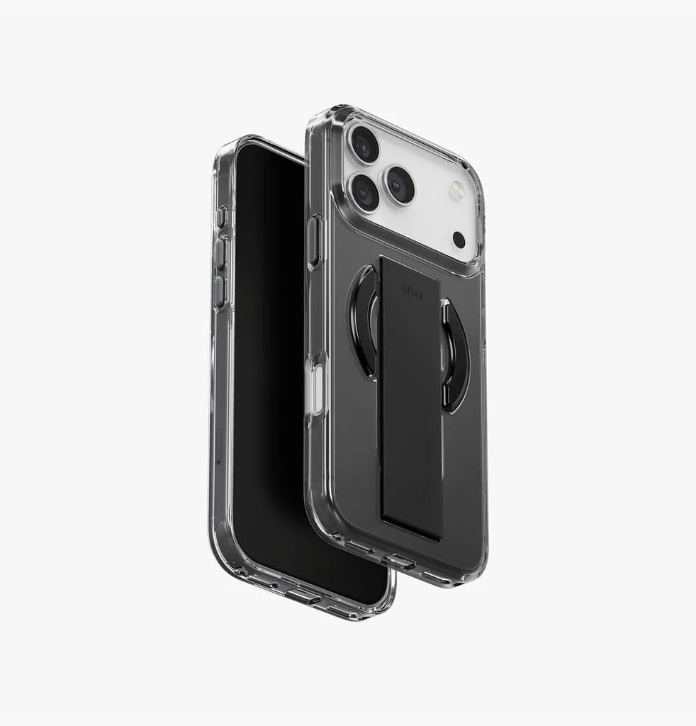 كڤر حماية Uniq Hybrid Heldro Air MagSafe لهاتف iPhone 17 Pro Max | أسود ضبابي