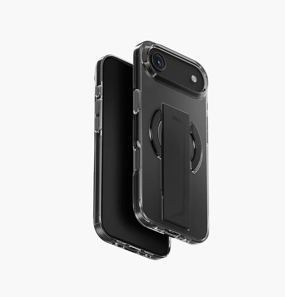 كڤر حماية Uniq Hybrid Heldro Air MagSafe لهاتف iPhone Air | أسود ضبابي