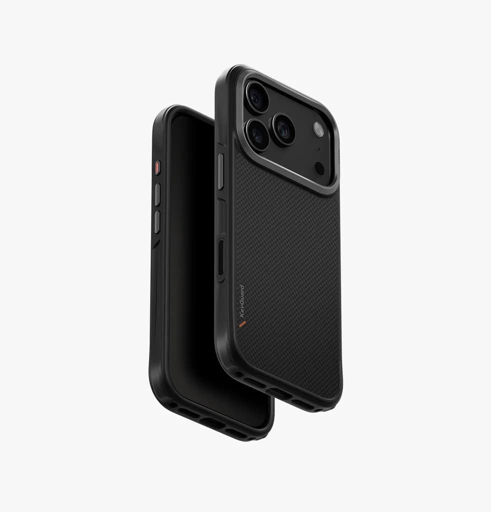 كڤر حماية Uniq Hybrid Keva MagSafe لهاتف iPhone 17 Pro | أسود