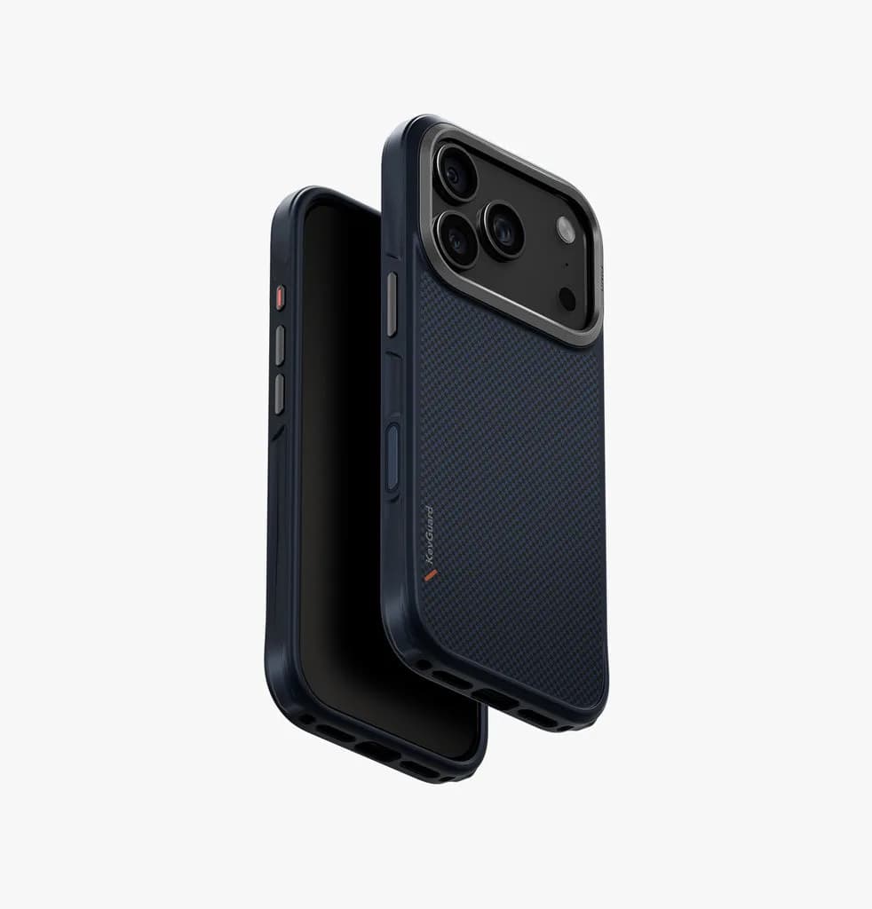 Uniq Hybrid Keva MagSafe Case for iPhone 17 Pro | Trance Blue