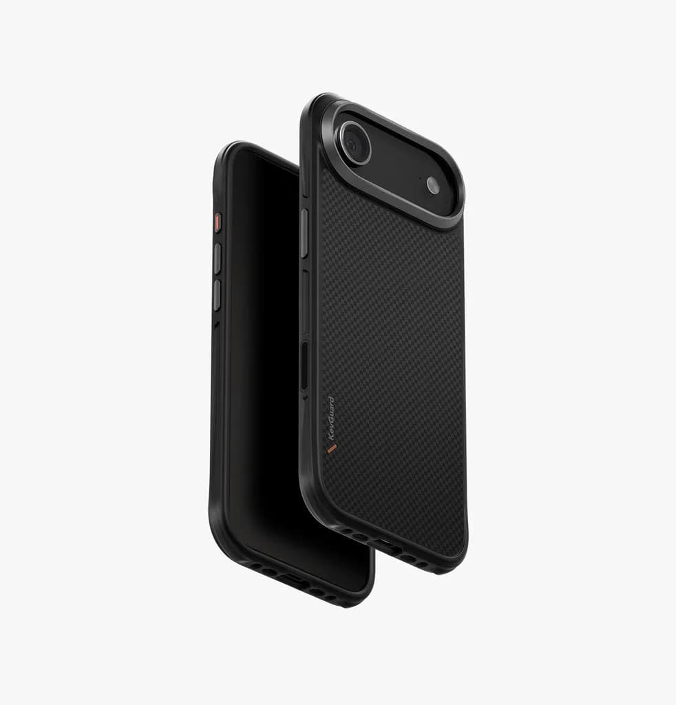 كڤر حماية Uniq Hybrid Keva MagSafe لهاتف iPhone Air | أسود