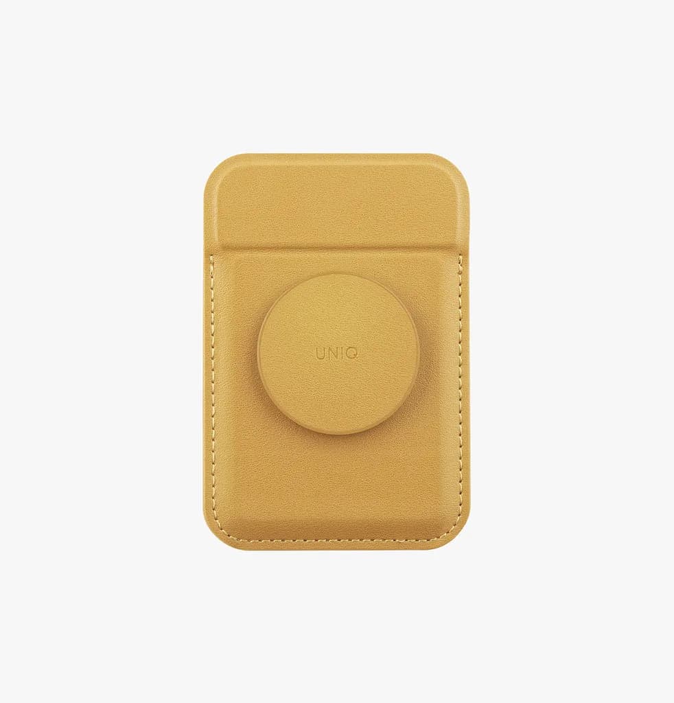 Uniq Magnetic Card Holder Grip Stand Flixa | Yellow