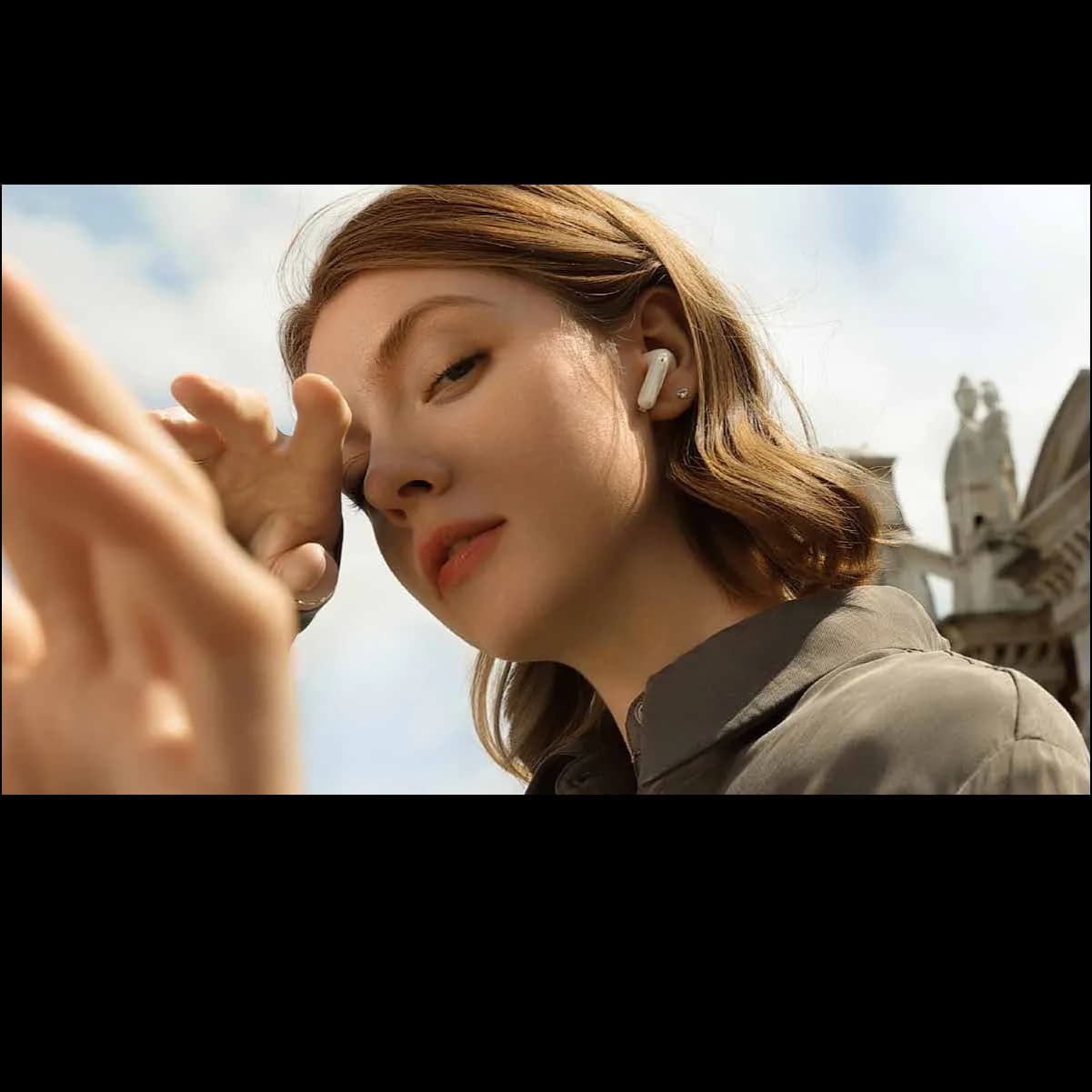 LANEX X10 OWS Open-Ear Wireless Earphones Bluetooth 5.3 | Beige - Image 2