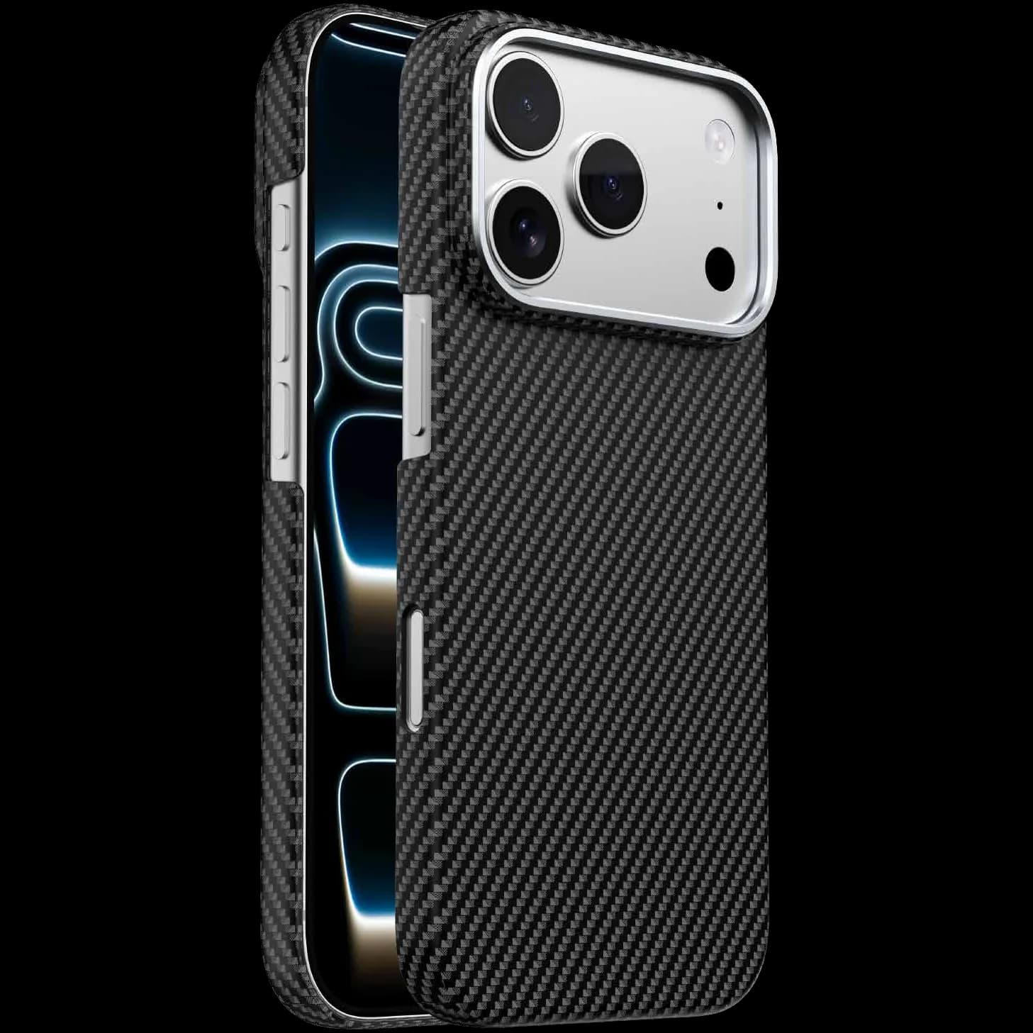 LANEX iPhone 17 Series 600D Slim MagSafe Protective Phone Case | Black