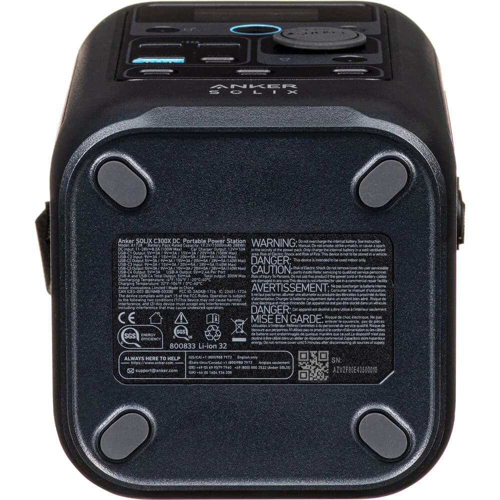محطة طاقة محمولة Anker SOLIX C300X DC | 288Wh، 300W - صورة 10