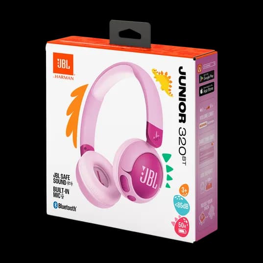 سماعات رأس Junior 320BT اللاسلكية فوق الأذن بتقنية البلوتوث مع ميكروفون مدمج من JBL  | بنفسجي - صورة 12