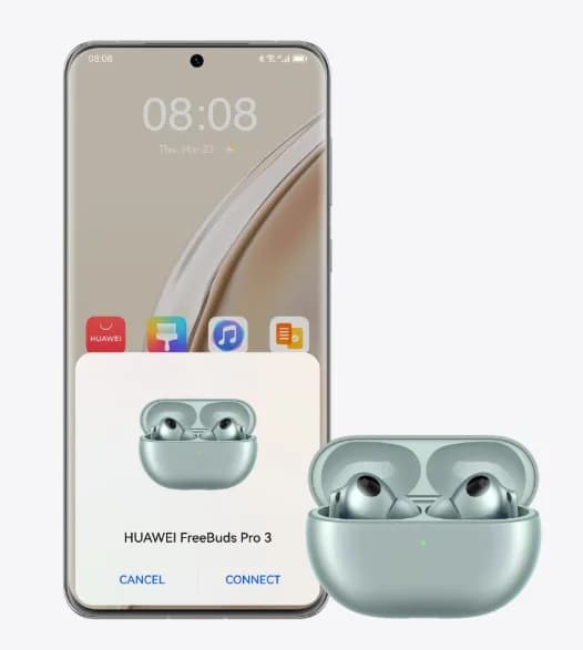 سماعات لاسلكية FreeBuds Pro 3 من Huawei | أخضر - صورة 2