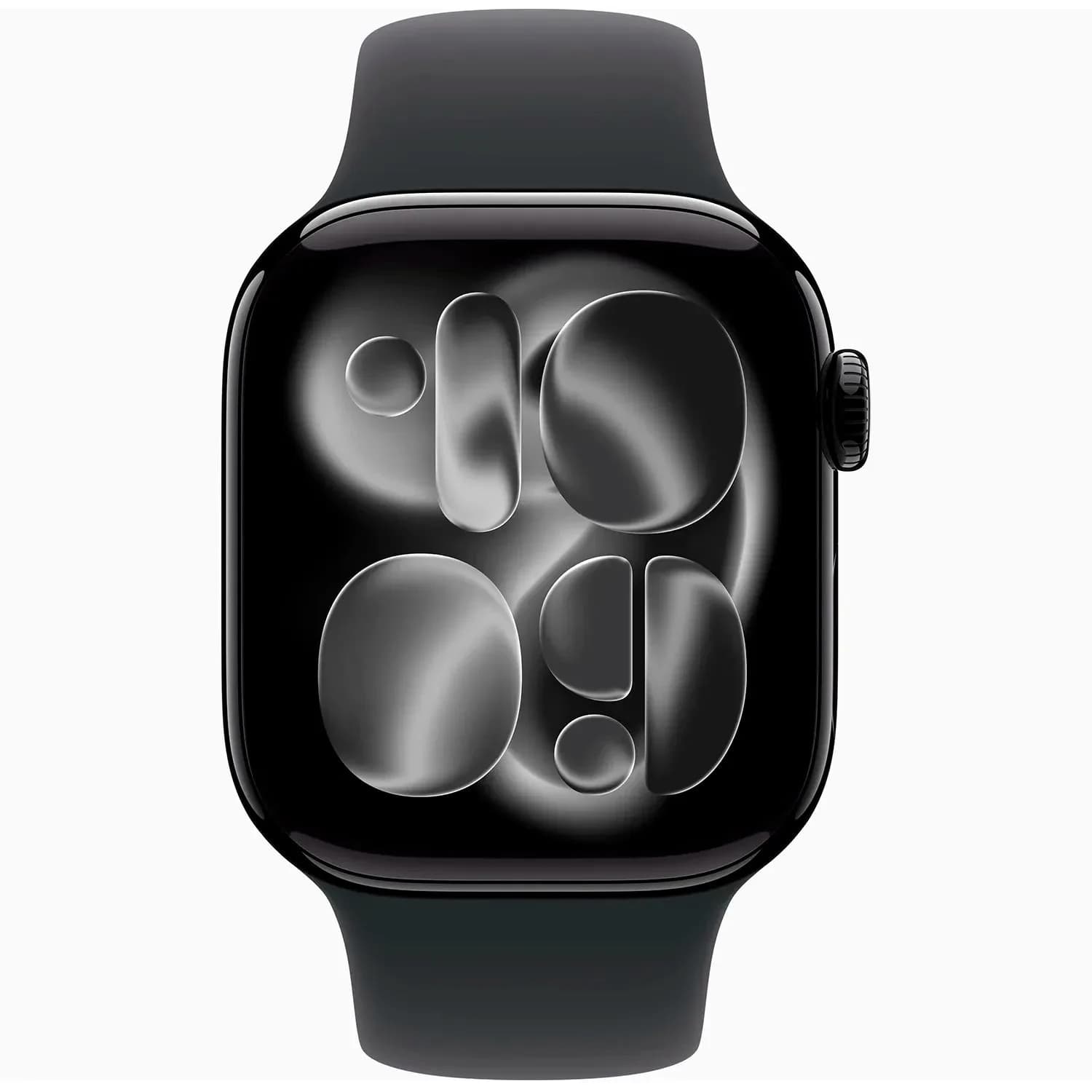 Apple Watch Series 11 GPS + Cellular 46mm Jet Black Aluminium Black Sport Band M/L - Image 2