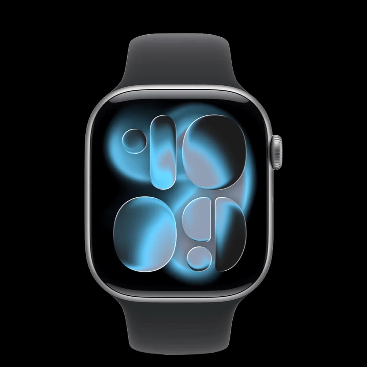 Apple Watch Series 11 GPS + Cellular 46mm Space Grey Aluminium Case with Black Sport Band | M/L - Image 2