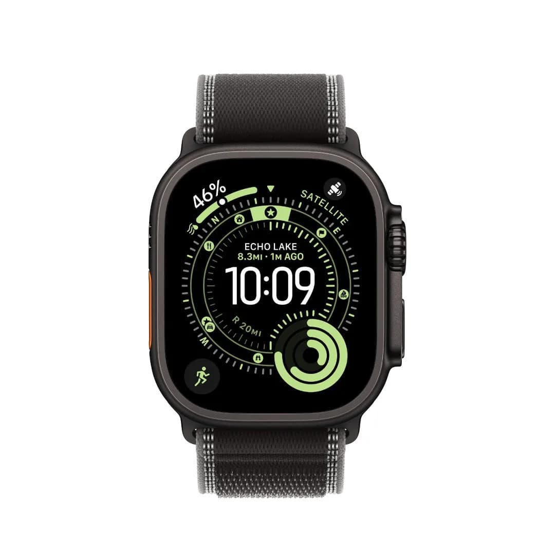 Apple Watch Ultra 3 (2025) GPS + Cellular, 49mm  - Black Titanium Case - Black Charcoal Loop | M/L - Image 2