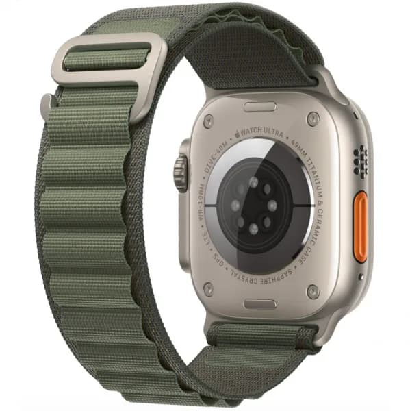 سوار لساعة Apple Watch مقاس 49/45/44/42 مم متوسط | أخضر - صورة 2