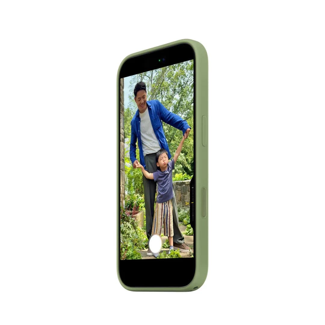 Apple iPhone 17 Silicone Case with MagSafe | Light Moss - Image 2