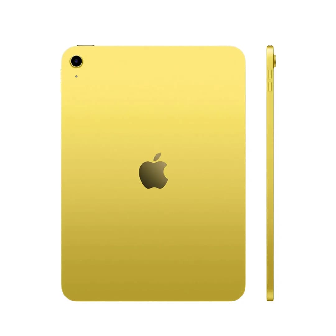 جهاز iPad الجيل الحادي عشر – شريحة A16، سعة 256 جيجابايت، واي فاي، شاشة 11 بوصة | أصفر - صورة 2