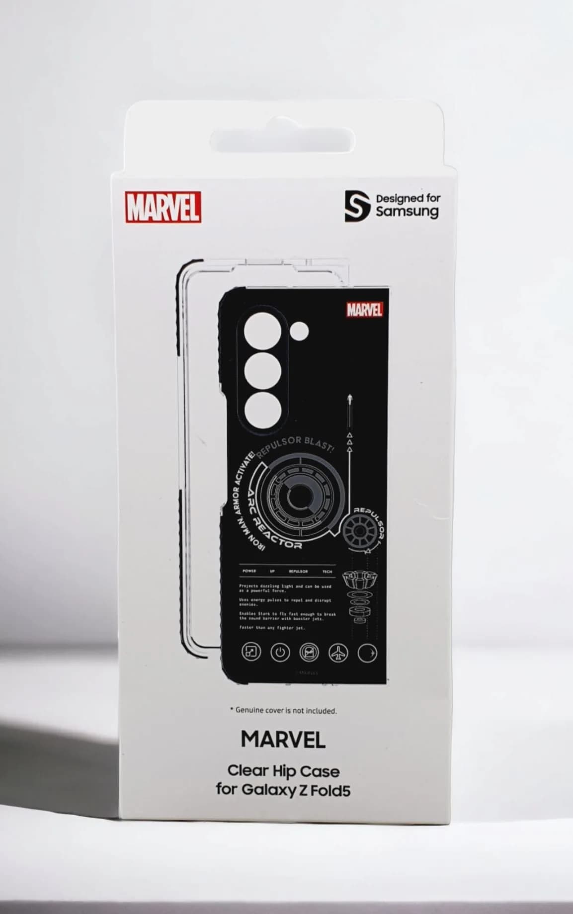 Samsung Fold5 Clear Hip Case Marvel | Black - Image 2