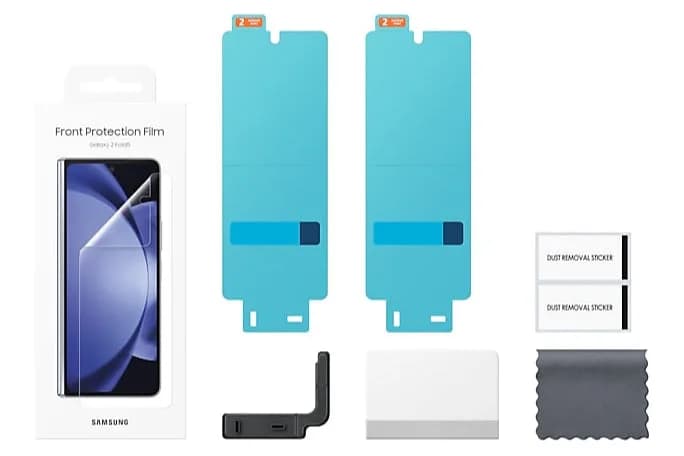 Samsung Galaxy Z Fold 5 Front Protection Film | Transparent - Image 2