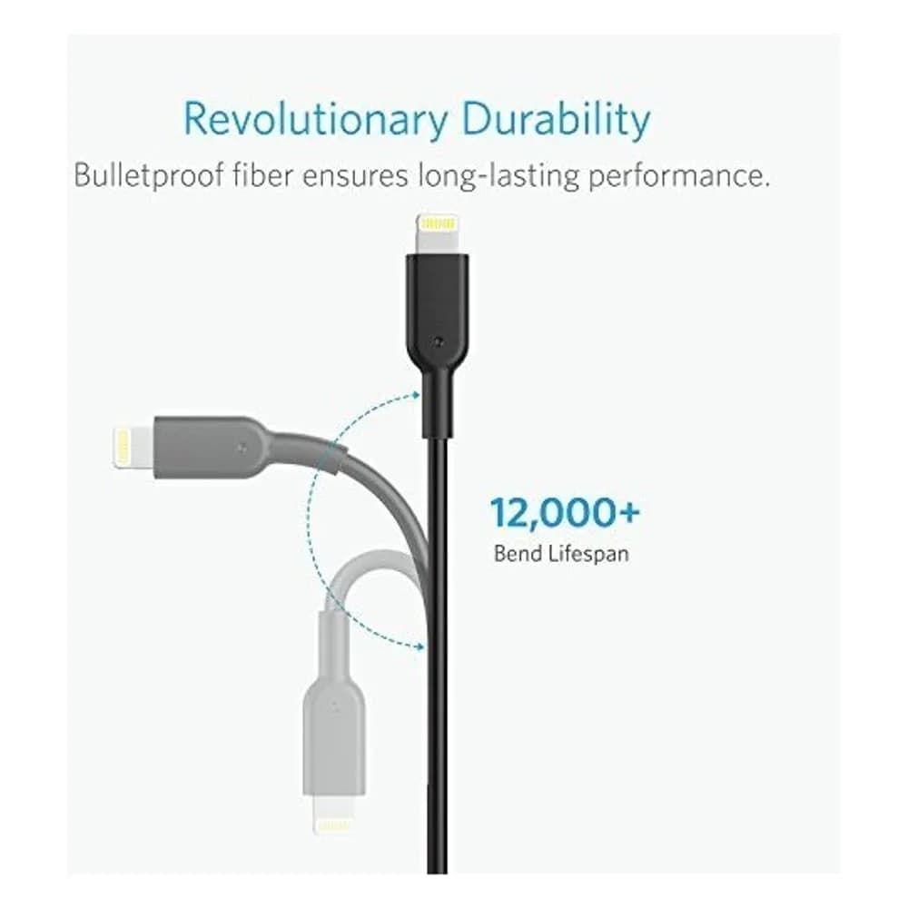 Anker Powerline II Lightning Cable 0.9m | Black - Image 2