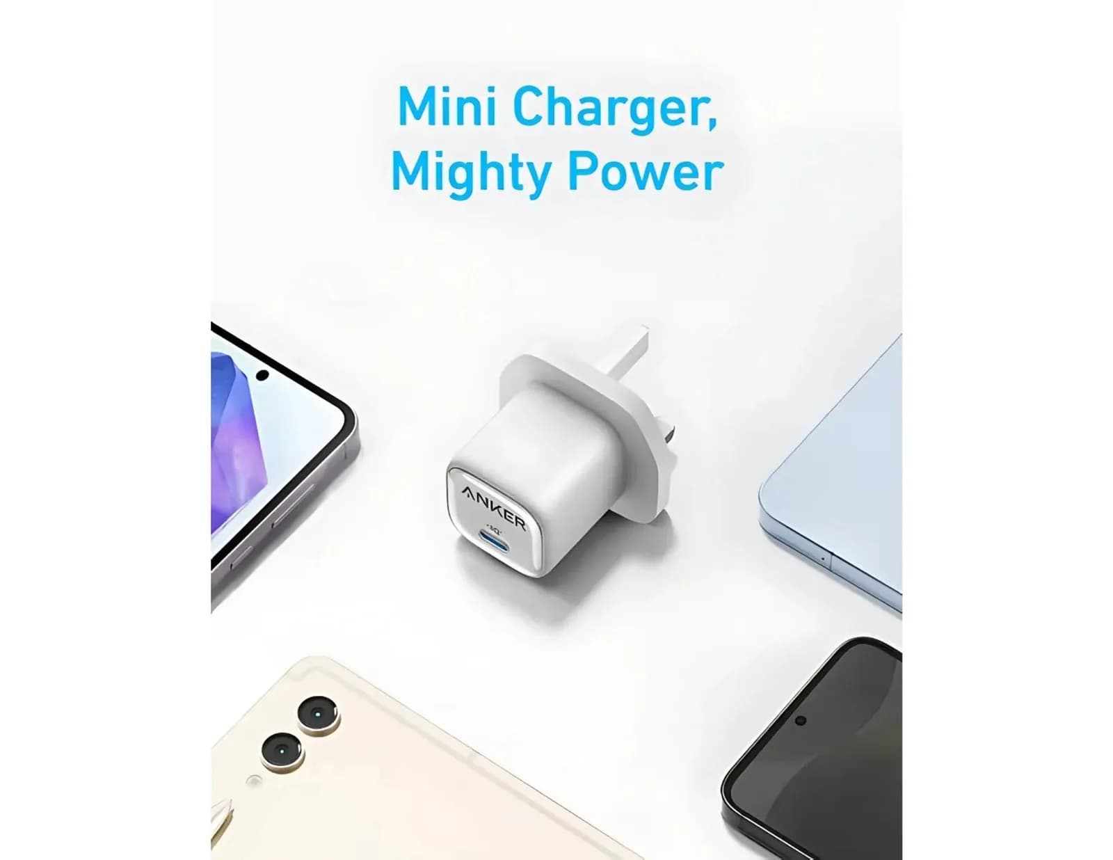 Anker 25W Compact Charger with USB-C Cable | White - Image 2