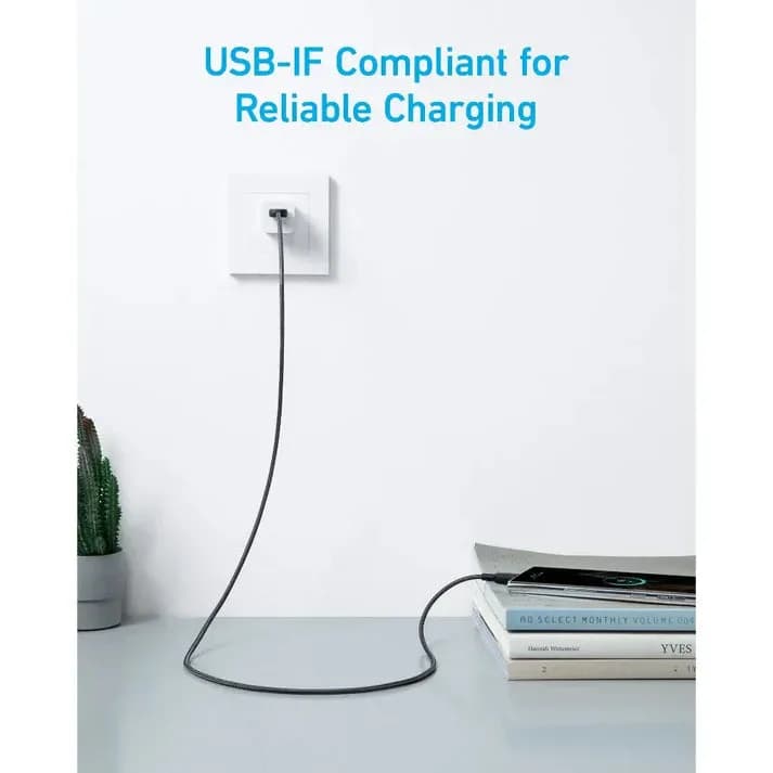 كيبل Anker 322 من USB-A إلى USB-C مضفر | 0.9 متر - صورة 2