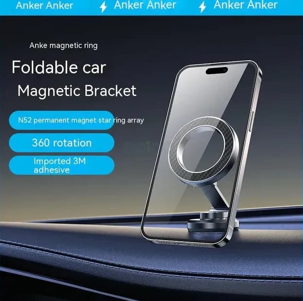 Anker Car Magnetic Bracket | Silver - Image 2