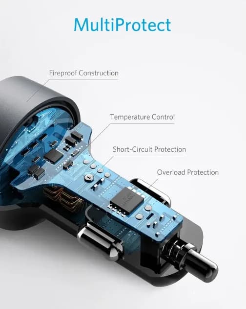 Anker PowerDrive PD + 2 35W | Black - Image 2