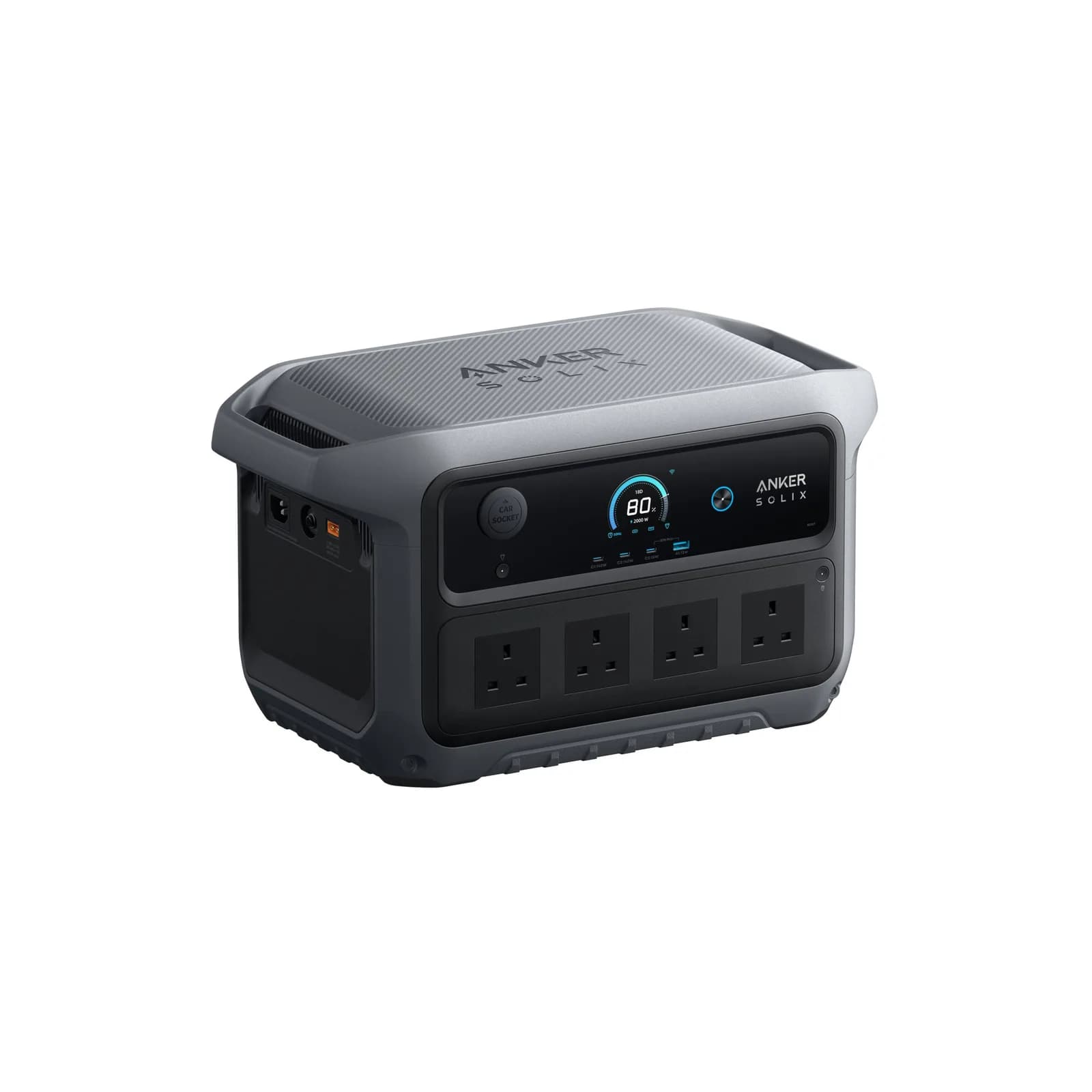 محطة طاقة محمولة Anker SOLIX C2000 الجيل الثاني – سعة 2048Wh، قدرة 2400W  - صورة 2