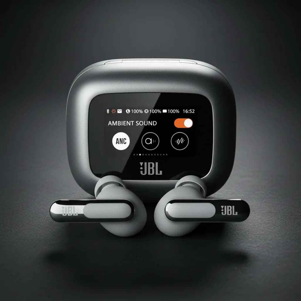 سماعات Live Beam 3 True لاسلكية مع شاشة من JBL  - صورة 2