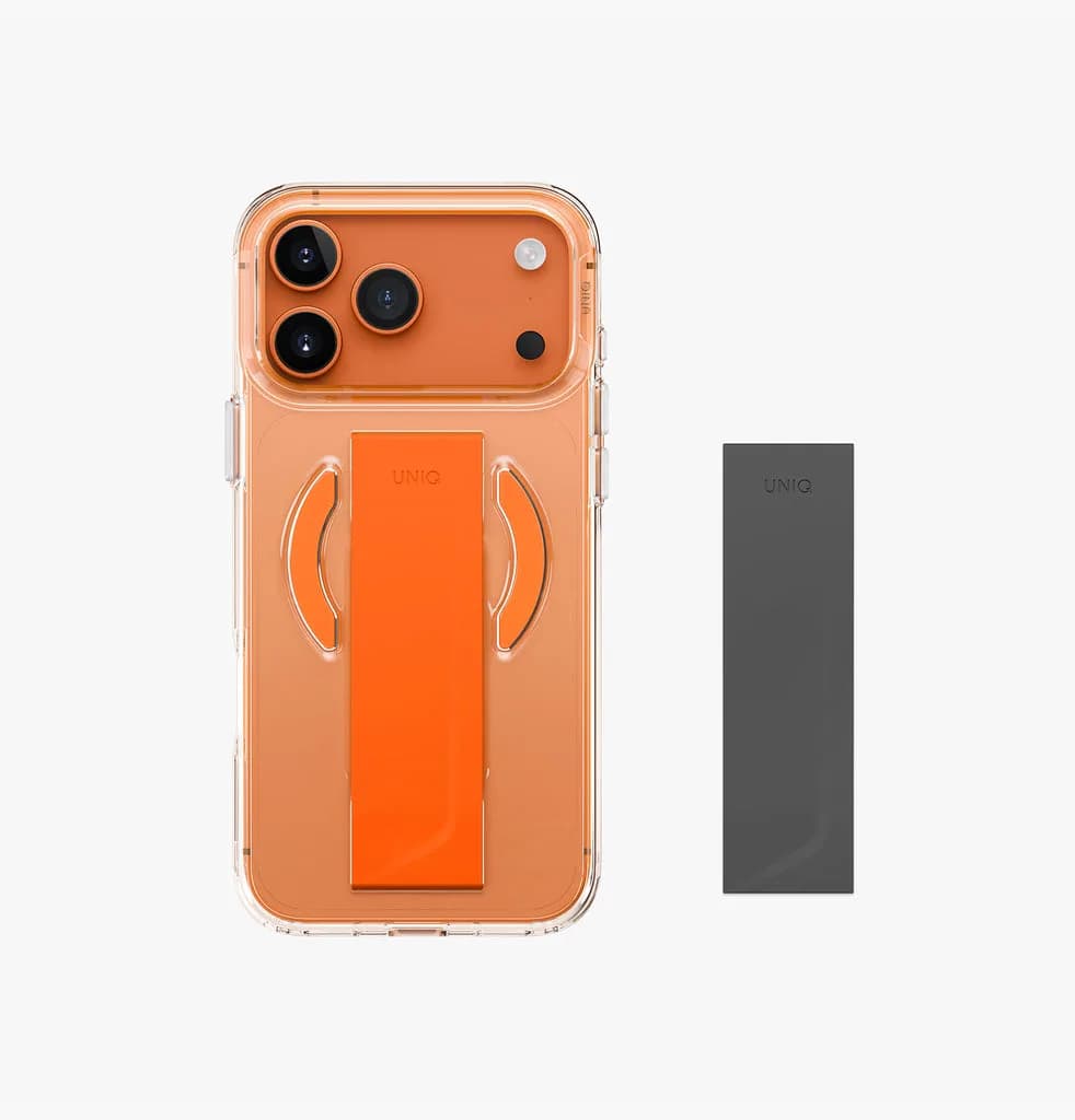 كڤر حماية Uniq Hybrid Heldro Air MagSafe لهاتف iPhone 17 Pro Max | برتقالي - صورة 2