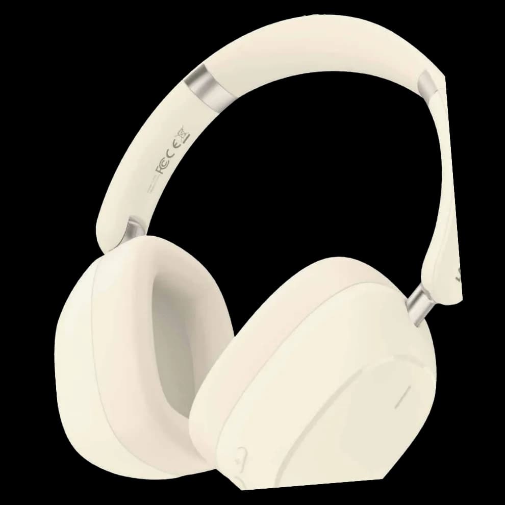 LANEX LT33 ANC Active Noise Cancelling Wireless Headphones | Cream - Image 2