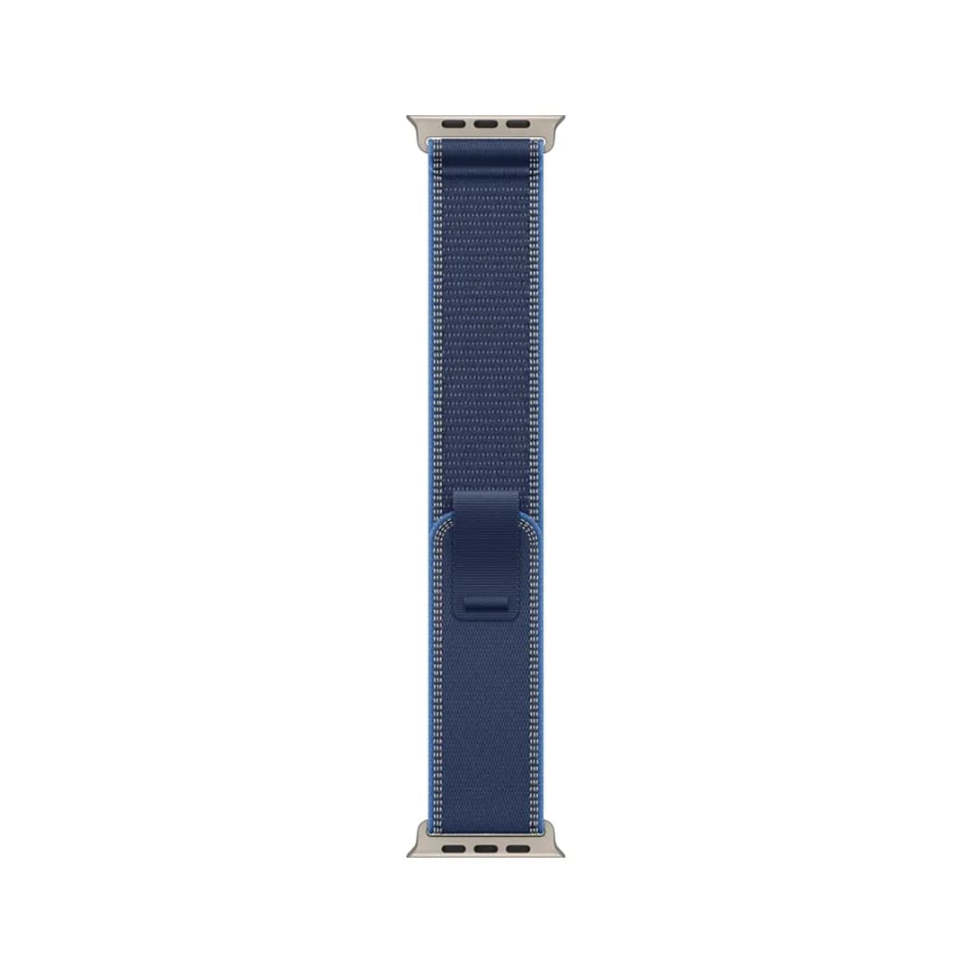 Apple Watch Ultra 3 (2025) GPS + Cellular, 49mm  - Natural Titanium Case - Blue Trail Loop | M/L - Image 3