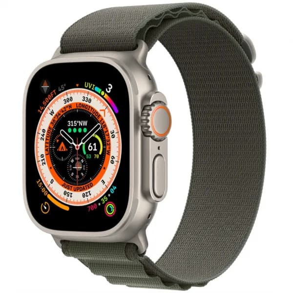 سوار لساعة Apple Watch مقاس 49/45/44/42 مم متوسط | أخضر - صورة 3