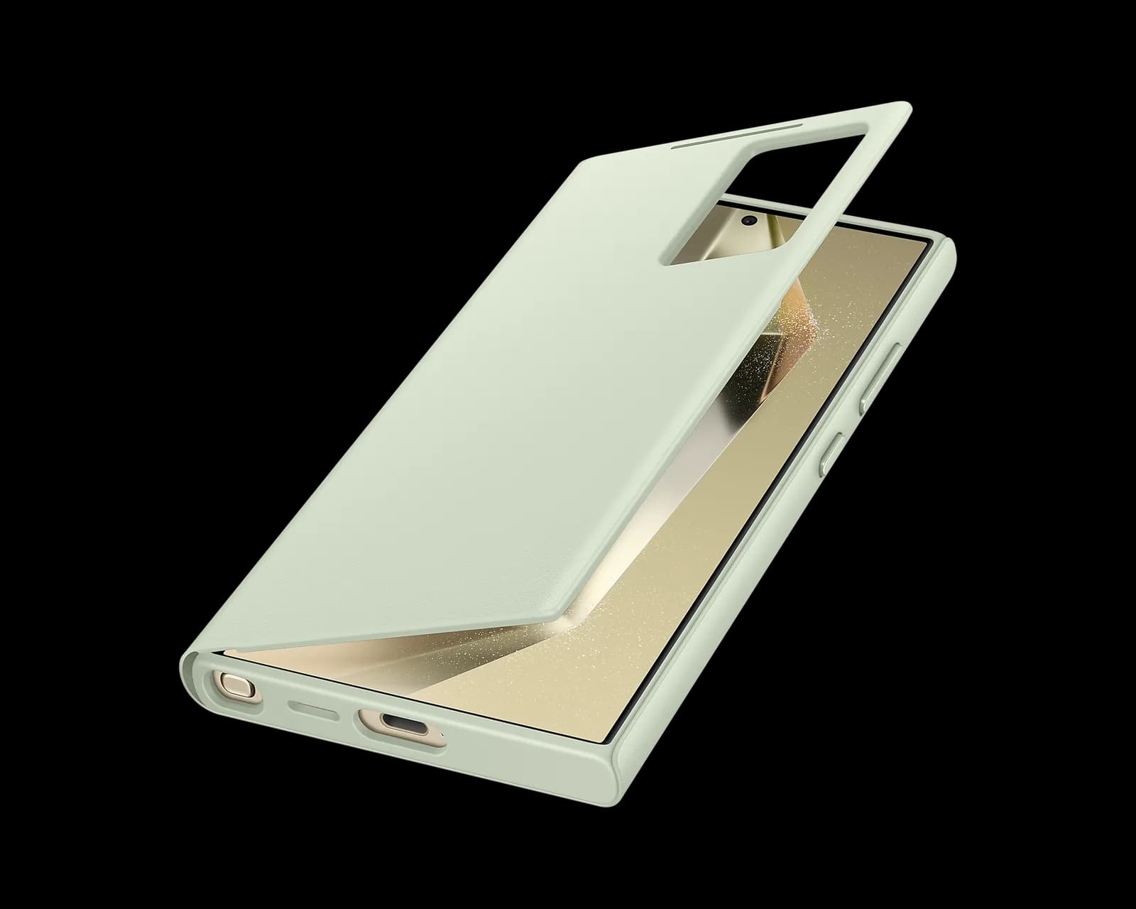 Samsung Galaxy S24 Ultra Smart View Wallet Case | Light Green - Image 3