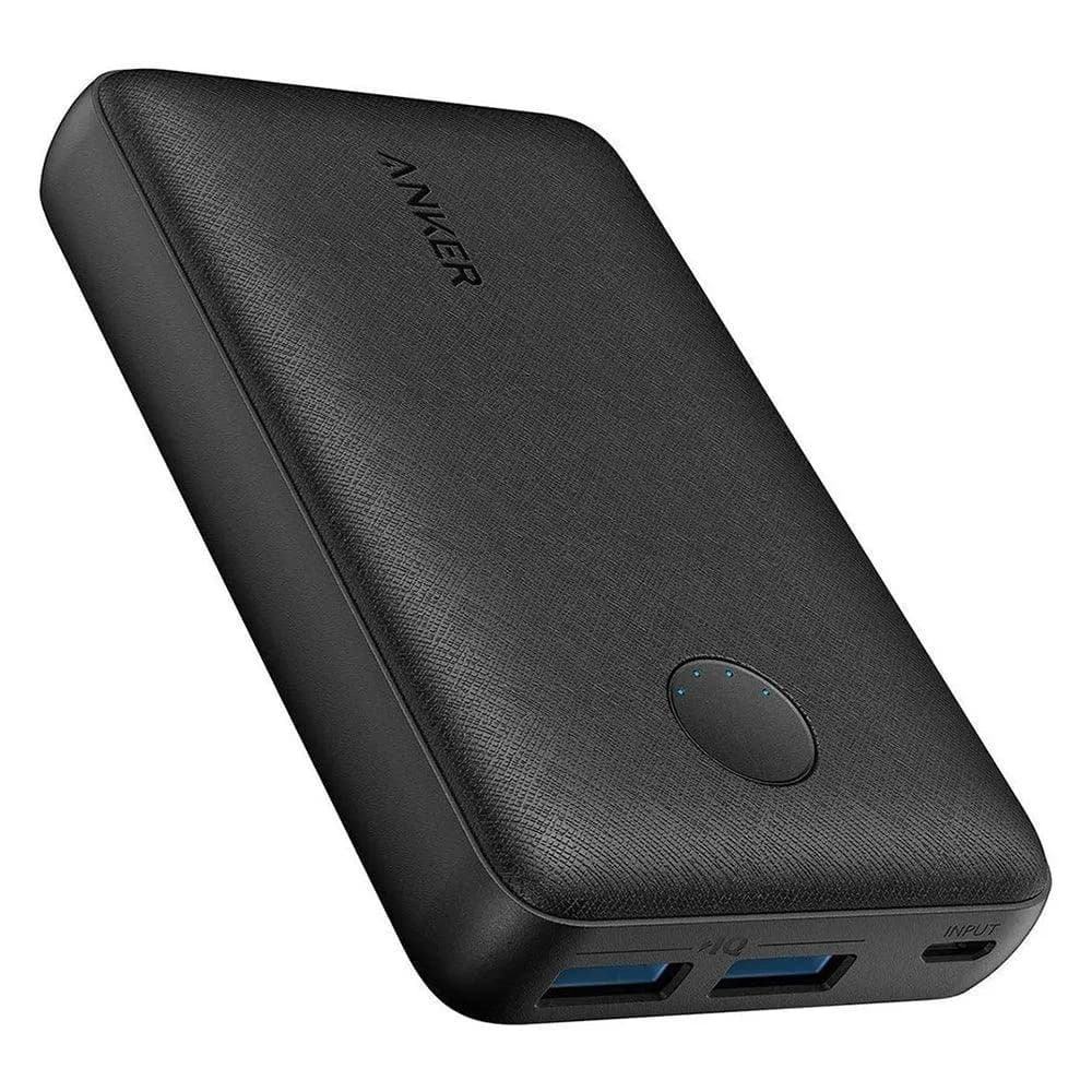 بطارية شحن Power Core Select من أنكر  سعة 10000 مللي أمبير شحن سريع بمنفذي USB-A مزدوجين بقدرة 12 واط | أسود - صورة 3