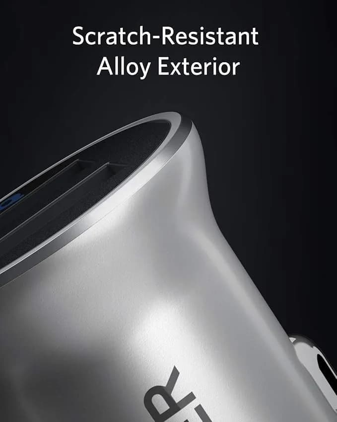 شاحن سيارة PowerDrive II Alloy بقوة 24 واط من Anker - صورة 3
