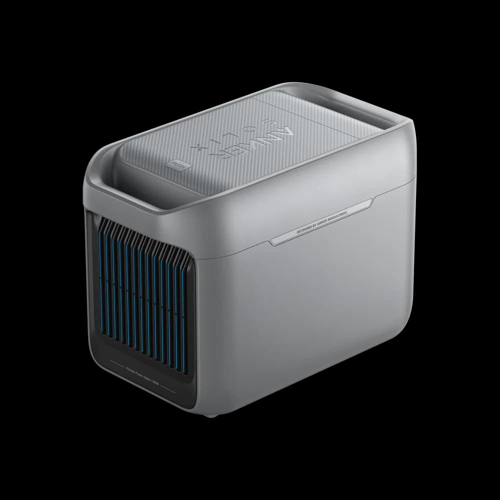 محطة طاقة محمولة Anker SOLIX C800 – سعة 768 واط/س، قدرة 1200 واط | رمادي داكن - صورة 3