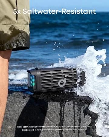 Soundcore Boom 3i by Anker 50W Bluetooth Speaker | IP68 Waterproof | Black - Image 3